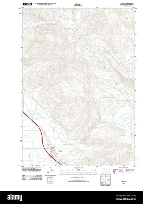 Lima montana map Cut Out Stock Images & Pictures - Alamy