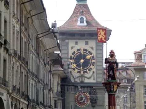 The Bern Clock Tower Zeitglockenturm - YouTube
