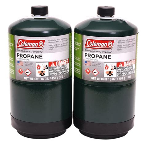 Coleman 16-oz. Propane Camping Gas - 2-Pack | Big 5 Sporting Goods