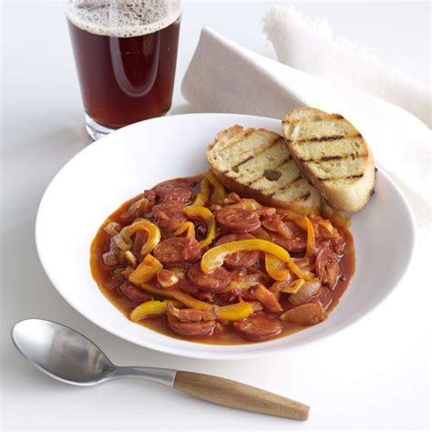 Lecsó (Hungarian Sausage Stew) with Ale