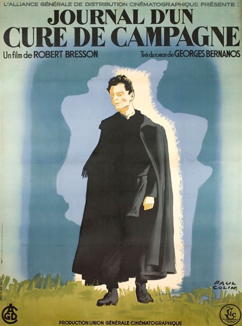 Diary of a Country Priest Original 1951 French Grande Movie Poster ...