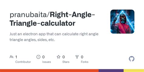 GitHub - pranubaita/Right-Angle-Triangle-calculator: Just an electron ...