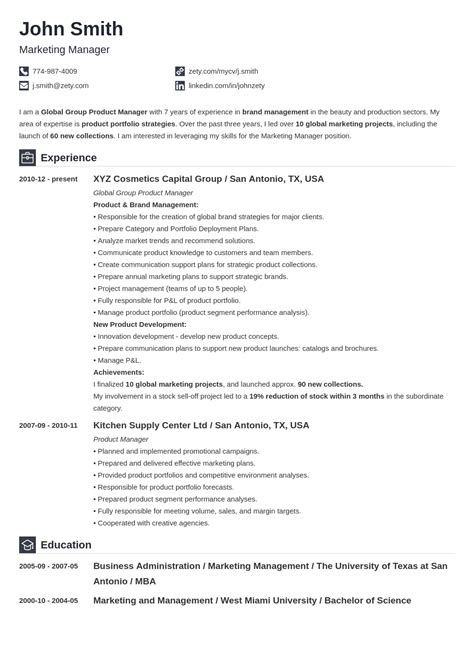 Undergraduate Education Resume