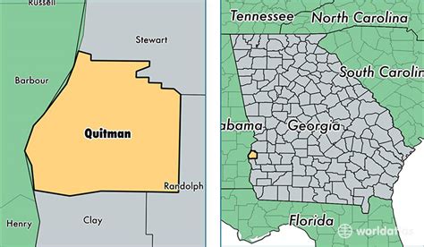 Quitman County, Georgia / Map of Quitman County, GA / Where is Quitman ...