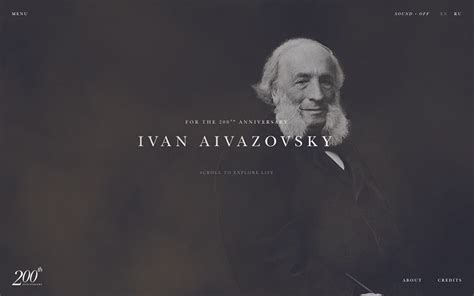 Ivan Aivazovsky – CSS Awards