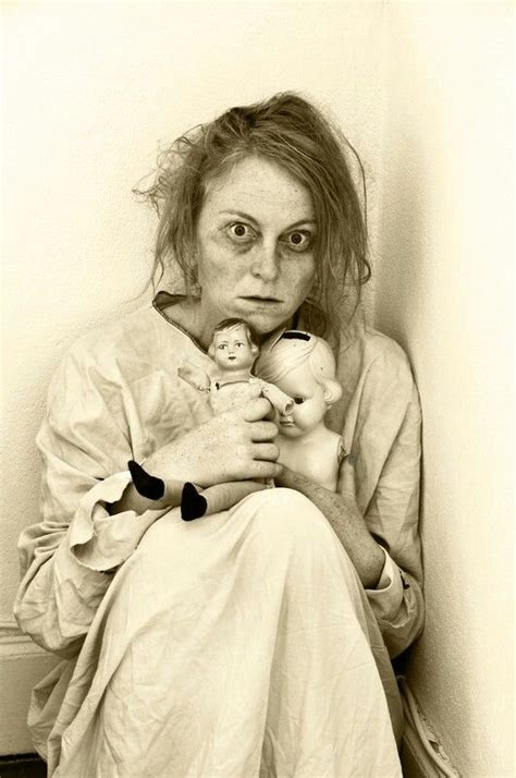 Woman with two dolls in an institution | Psychiatric ward, Insane asylum patients, Insane asylum