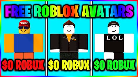 Avatar Ideas Roblox Free / Each player starts by choosing an avatar and giving it an identity.