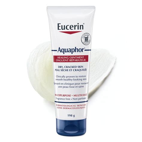 Eucerin Aquaphor Healing Ointment, Moisturizing Ointment for Use After Hand Sanitizer or Hand ...