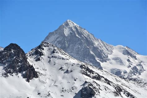 The Dent Blanche stock image. Image of snow, sport, zermatt - 26280271