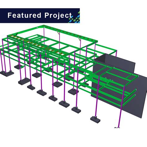 Structural steel shop drawings with erection and fabrication drawings