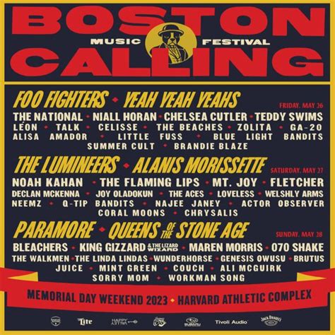 Boston Calling Announces 2023 Lineup Featuring Flaming Lips Performing ...