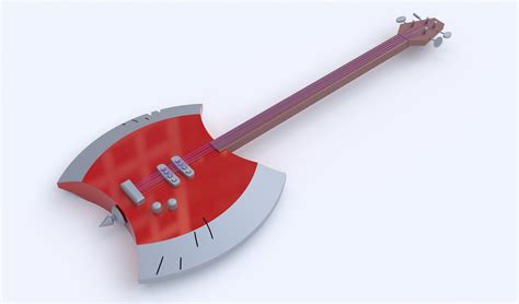 Adventure Time Marceline's Bass Axe by Ubermeisters | Download free STL model | Printables.com