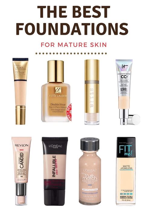 The best foundations for mature skin – Artofit