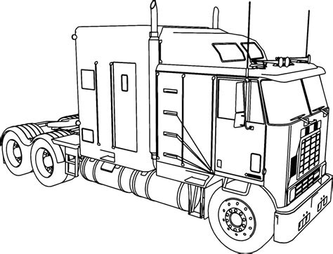 Diesel Truck Coloring Pages at GetColorings.com | Free printable ...