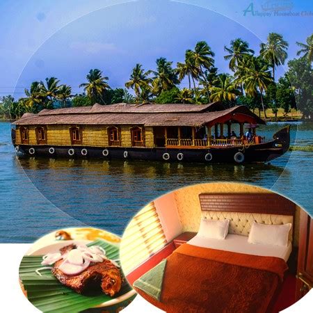 7 Bedroom Deluxe Kerala Boat House - Alleppey Houseboat Club