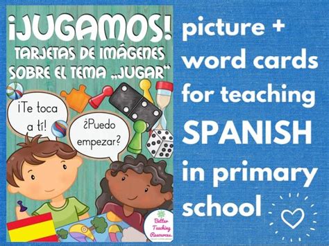 JUGAMOS! Spanish picture cards for playing games (vocabulary) | Teaching Resources