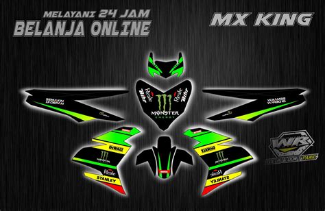 sticker motor mx king - Wiro Sticker Ablam