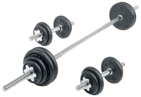 Contour Cast Iron Spinlock Dumbbell / Barbell Set - York Barbell