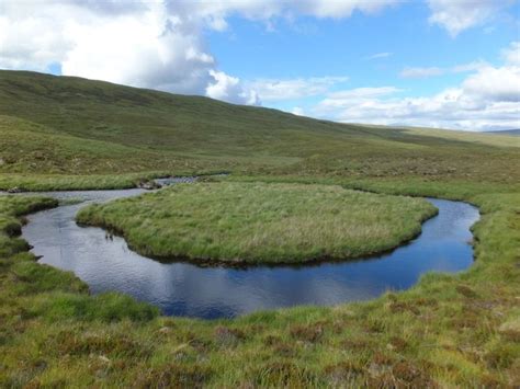 Oxbow lake in the making, Abhainn Dubh © Alpin Stewart :: Geograph Britain and Ireland