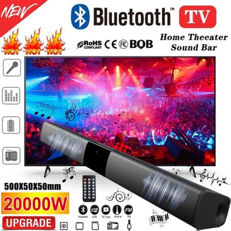 Newest High Sound Quality Wireless Bluetooth Soundbar for SmartPhone ...