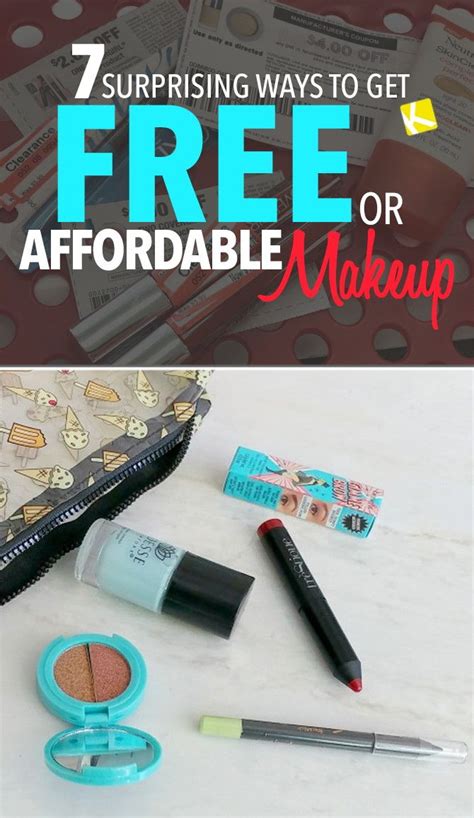 The Secrets to Getting Free or Affordable Makeup