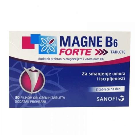 Magne B6 forte 30 tableta - Online ljekarna