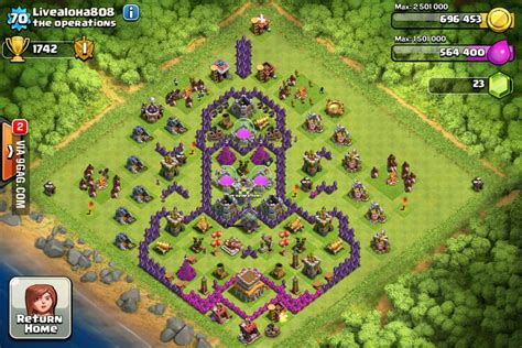 The best clash of clans base layout - 9GAG