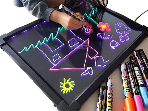 Sketch A Light Drawing Board : Led Board Drawing Stencil Light Tablet ...