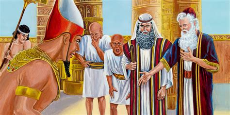 Moses and Aaron Before Pharaoh | Bible Story