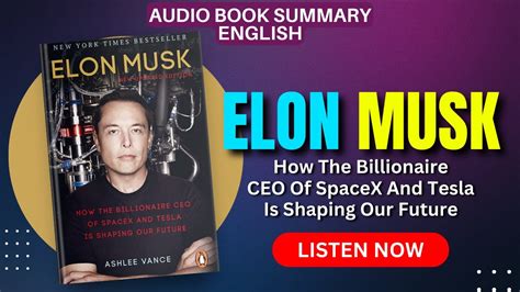 Elon Musk by Ashlee Vance | Book Summary | Audiobook - YouTube