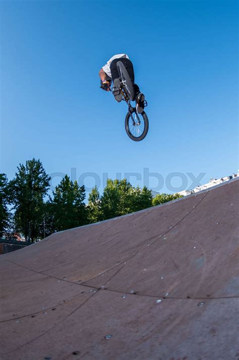 BMX Bike Stunt | Stock image | Colourbox