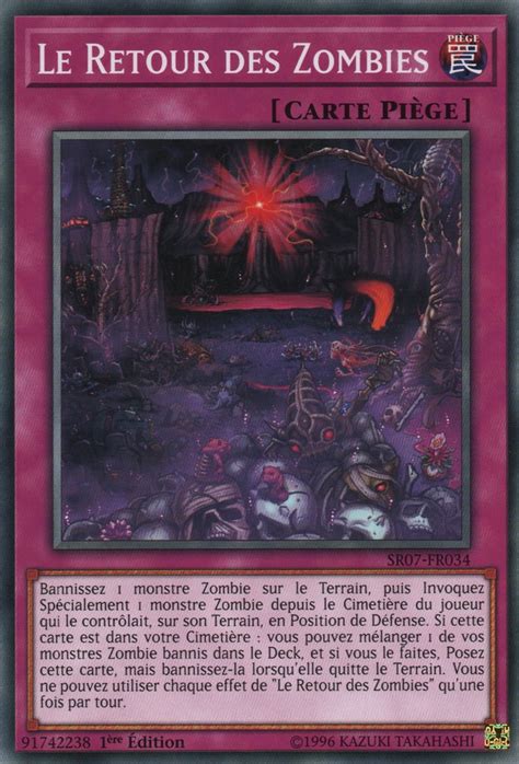 SR07-FR034 Le Retour des Zombies - Yu-Gi-Oh