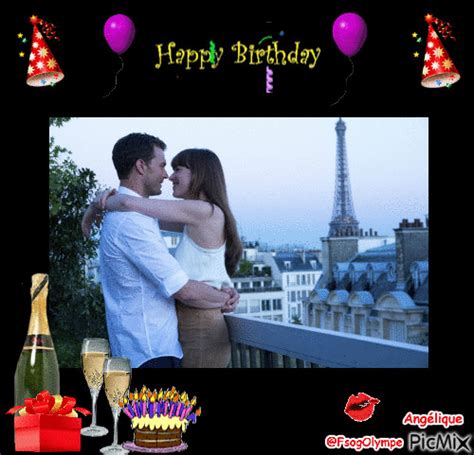 Happy Birthday Christine @FsogOlympe - Free animated GIF - PicMix