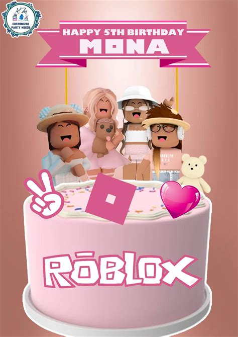 The Best 20 Pink Roblox Cake For Girls - safetrendarea