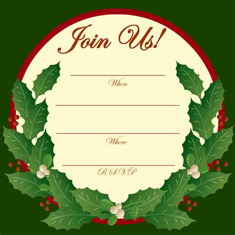 Christmas In July Invitation Template Free