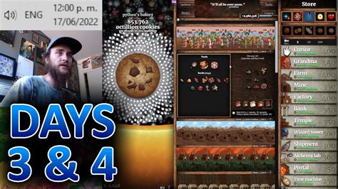 Cookie Clicker 100% Speedrun : Days 3 - 4 - YouTube