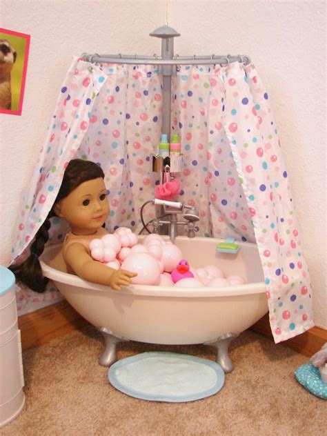 American Girl Doll Play: Our Doll Play Area - The Bathroom