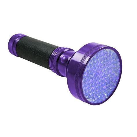 100 LED UV Scorpinator Blacklight Flashlight-900212 - The Home Depot