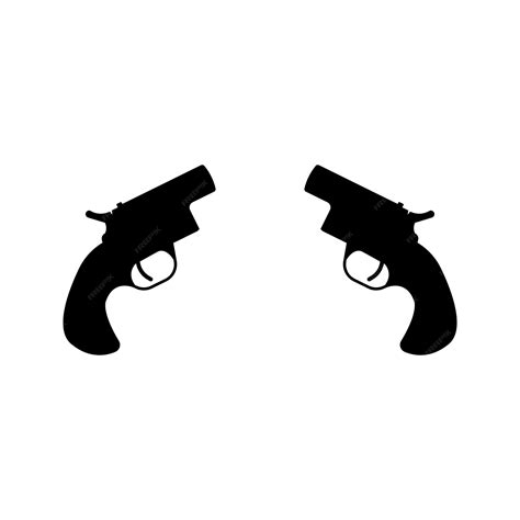 Premium Vector | Firearms icon vector template illustration logo design