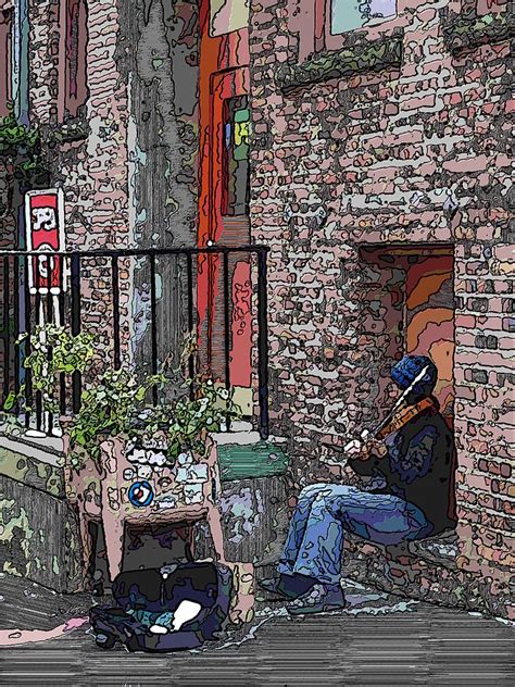 Market Busker 15 Digital Art by Tim Allen - Fine Art America