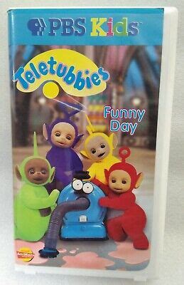 VHS TELETUBBIES - Funny Day (VHS, 1999, PBS Kids, White Bullet Case ...