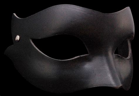 Black Leather Eye Mask, Lady Leather Venetian Eye Mask - Venetian Mask ...