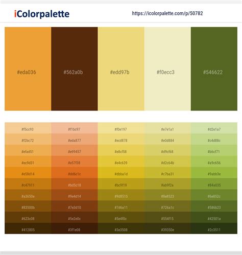 1 Latest Color Schemes with Fuel Yellow And Flax Color tone combinations | 2023 | iColorpalette