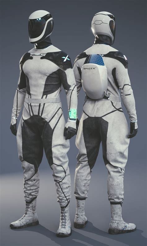 ArtStation - SpaceX Space Suit Concept, Lucas Valle | Space suit, Astronaut suit, Futuristic armour