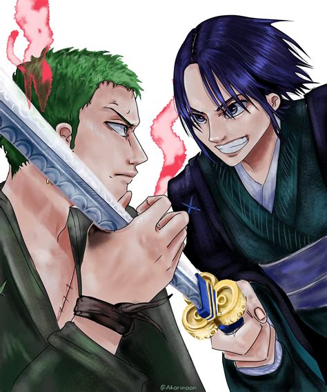 roronoa zoro and kuina (one piece) drawn by akarinaan | Danbooru