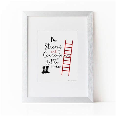 Firefighter Nursery Room Quote Be Strong and Courageous - Etsy in 2022 ...