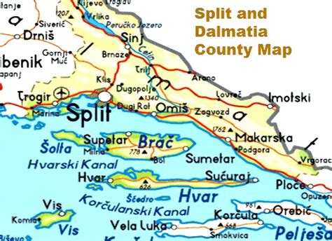 Split and Central Dalmatian County - Split Croatia Travel Guide