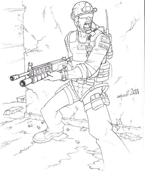 Call of Duty Modern Warfare Coloring Pages