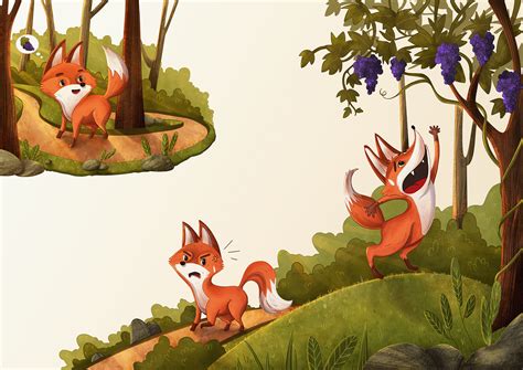 The Fox & the Grapes :: Behance