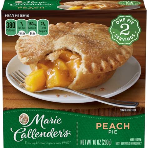 Marie Callender's Peach Pie, 10 oz - Pick ‘n Save